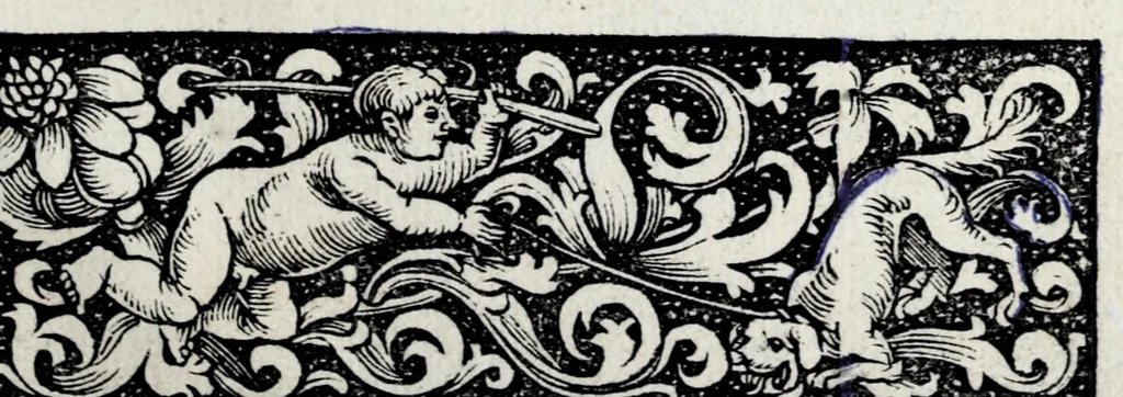 An illustration from Vite ducentorũ et triginta sum̃orum põtificũ : a beato Petro apostolo vsq[ue] ad Julium secundũ modernum pontificem, 1507, leaf 129
