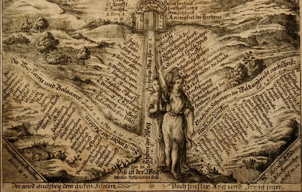 An illustration from Vitæ Patrum : Oder Das Leben Der Altväter und anderer Gottseeligen Personen, 1700, leaf 4