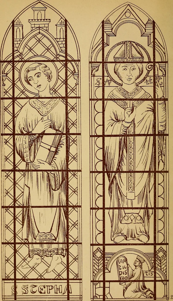 An illustration from Vitraux de Bourges; vitraux du XIIIe siècle de la cathédrale de Bourges;, 1900, leaf 161