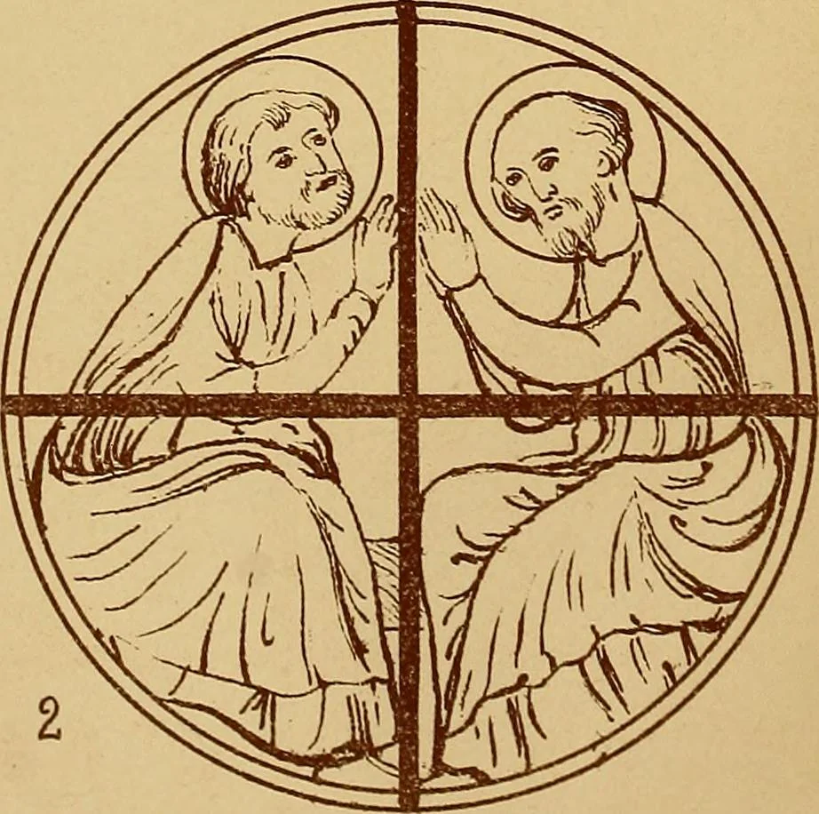An illustration from Vitraux de Bourges; vitraux du XIIIe siècle de la cathédrale de Bourges;, 1900, leaf 165