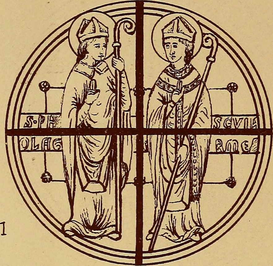 An illustration from Vitraux de Bourges; vitraux du XIIIe siècle de la cathédrale de Bourges;, 1900, leaf 177