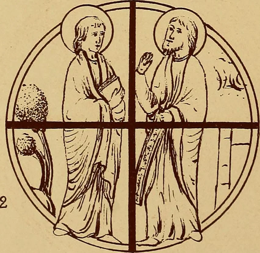 An illustration from Vitraux de Bourges; vitraux du XIIIe siècle de la cathédrale de Bourges;, 1900, leaf 177