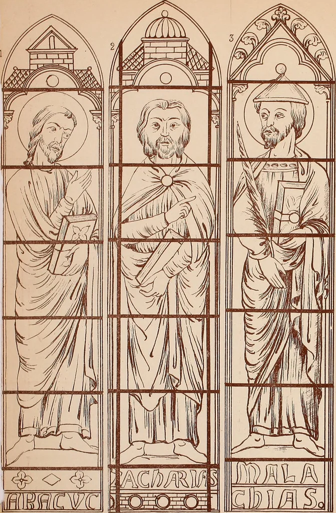 An illustration from Vitraux de Bourges; vitraux du XIIIe siècle de la cathédrale de Bourges;, 1900, leaf 184