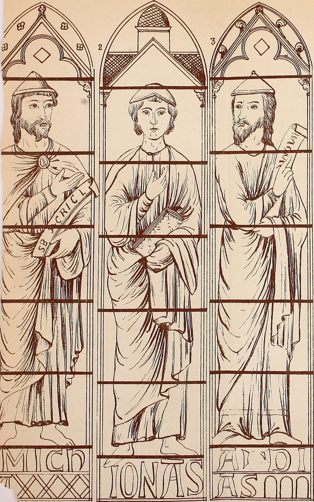 An illustration from Vitraux de Bourges; vitraux du XIIIe siècle de la cathédrale de Bourges;, 1900, leaf 188