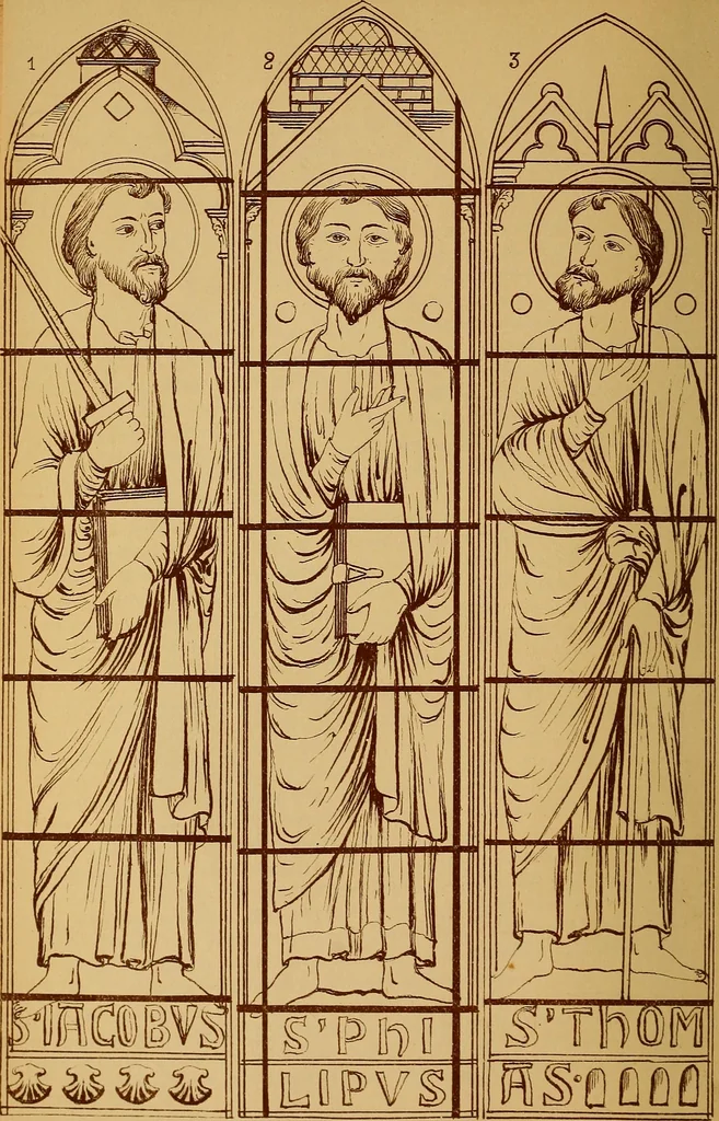 An illustration from Vitraux de Bourges; vitraux du XIIIe siècle de la cathédrale de Bourges;, 1900, leaf 211