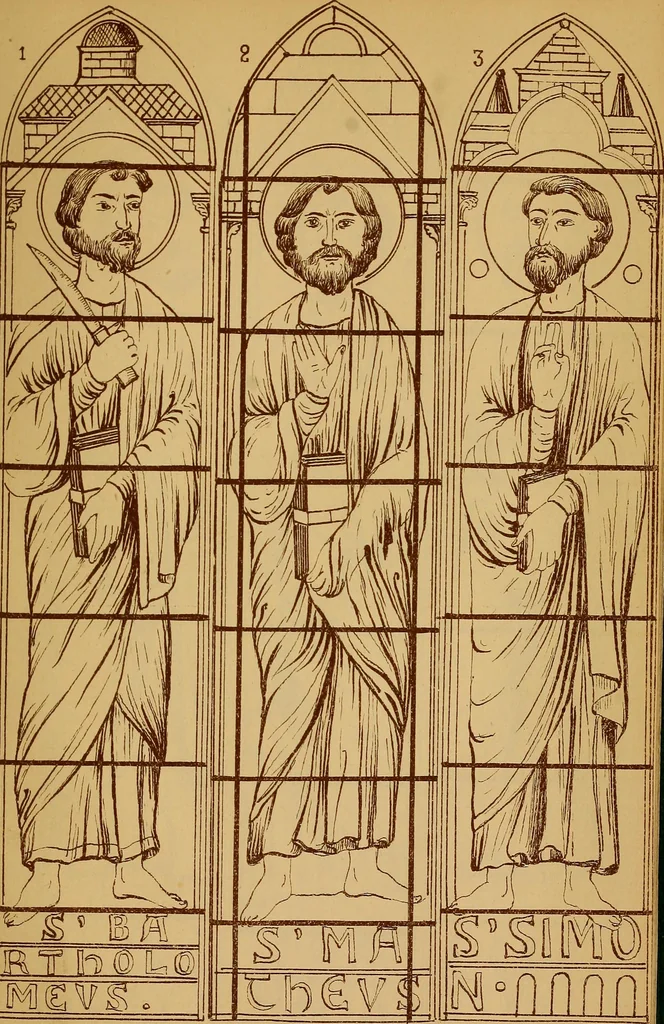 An illustration from Vitraux de Bourges; vitraux du XIIIe siècle de la cathédrale de Bourges;, 1900, leaf 212