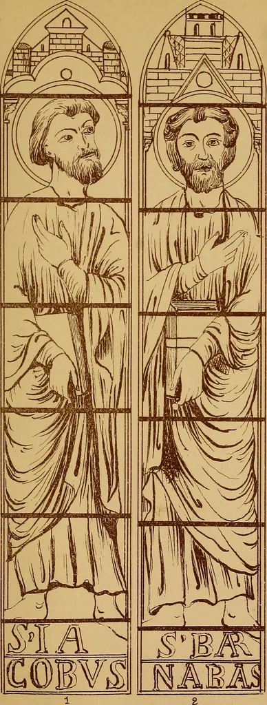An illustration from Vitraux de Bourges; vitraux du XIIIe siècle de la cathédrale de Bourges;, 1900, leaf 214