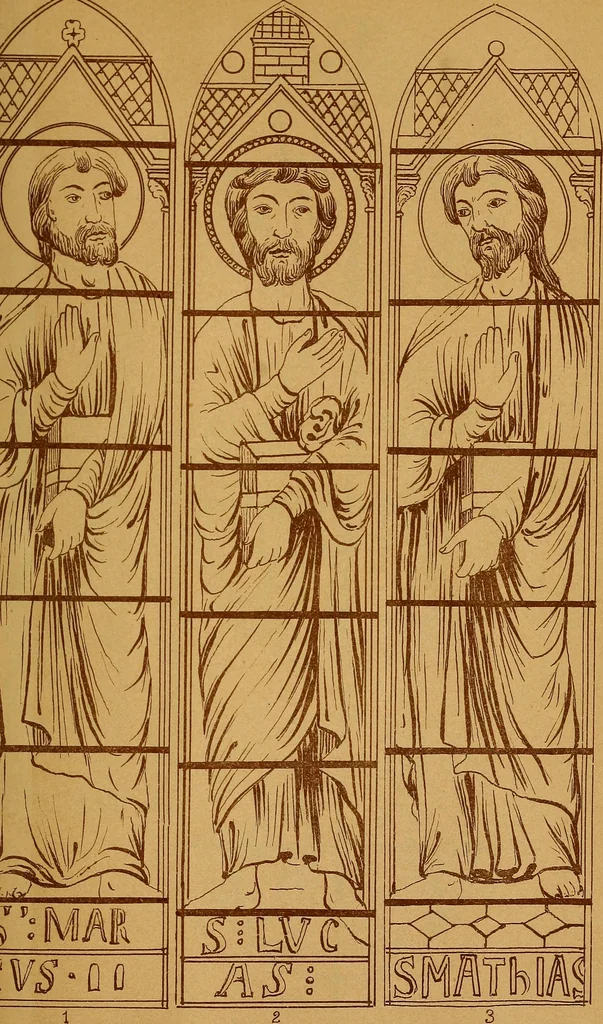 An illustration from Vitraux de Bourges; vitraux du XIIIe siècle de la cathédrale de Bourges;, 1900, leaf 224