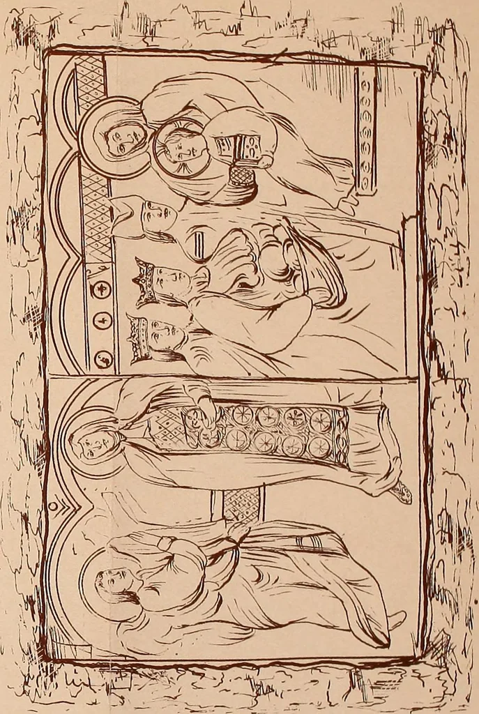 An illustration from Vitraux de Bourges; vitraux du XIIIe siècle de la cathédrale de Bourges;, 1900, leaf 236