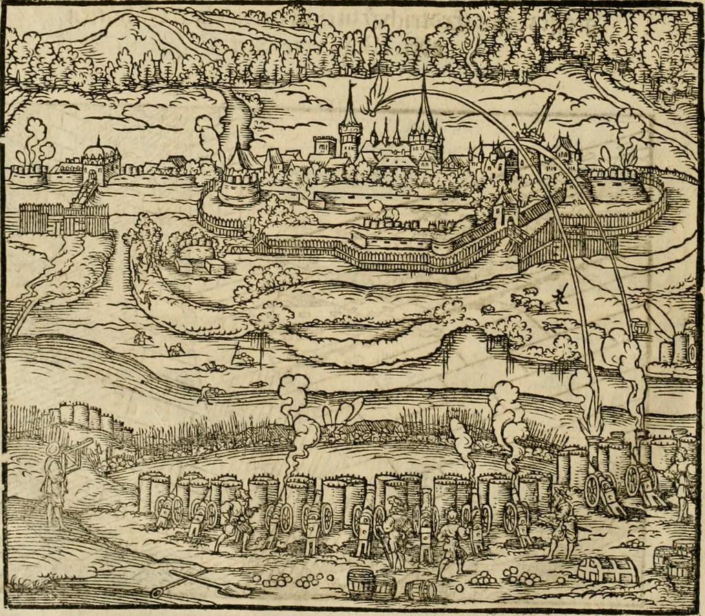 An illustration from Vitruuius, des aller namhafftigisten vnnd hocherfahrnesten, römischen Architecti, vnnd kunstreichen Werck oder Bawmeisters, Marci Vitruuij Pollionis, zehen Bücher von der Architectur vnd künstlichem Bawen ..., 1614, leaf 115