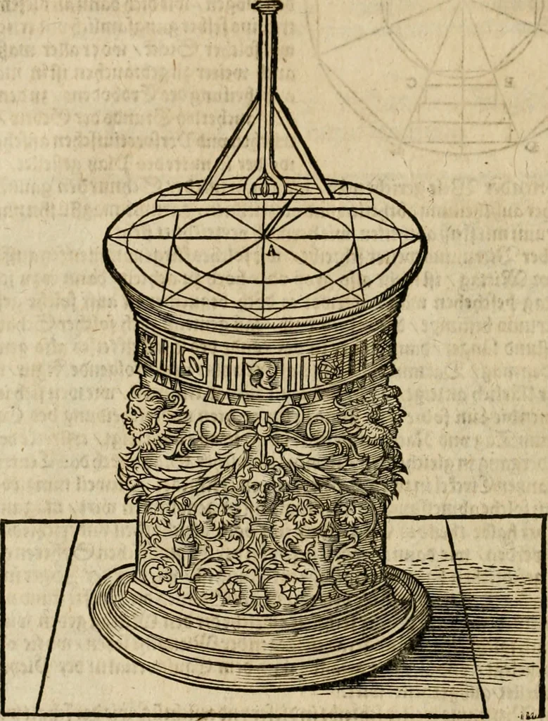 An illustration from Vitruuius, des aller namhafftigisten vnnd hocherfahrnesten, römischen Architecti, vnnd kunstreichen Werck oder Bawmeisters, Marci Vitruuij Pollionis, zehen Bücher von der Architectur vnd künstlichem Bawen ..., 1614, leaf 127