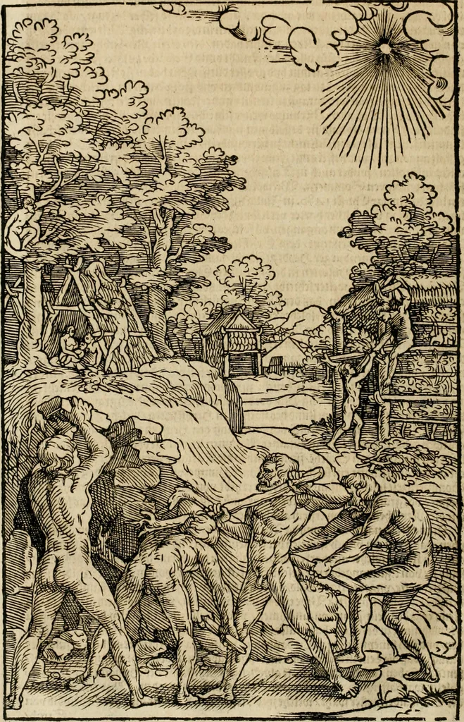 An illustration from Vitruuius, des aller namhafftigisten vnnd hocherfahrnesten, römischen Architecti, vnnd kunstreichen Werck oder Bawmeisters, Marci Vitruuij Pollionis, zehen Bücher von der Architectur vnd künstlichem Bawen ..., 1614, leaf 153