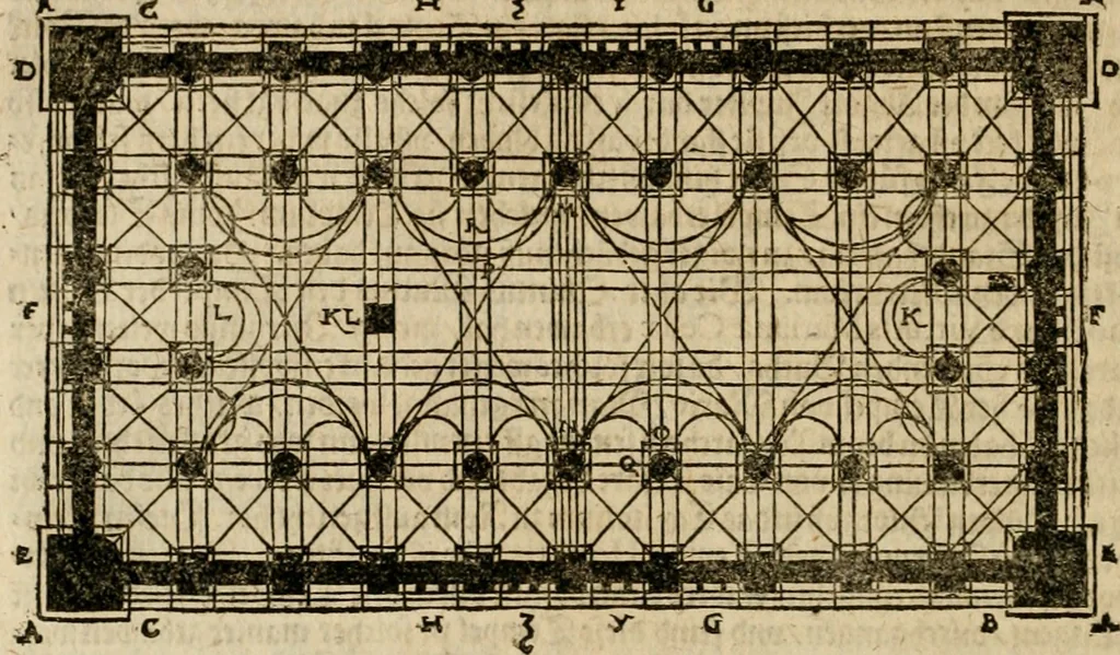 An illustration from Vitruuius, des aller namhafftigisten vnnd hocherfahrnesten, römischen Architecti, vnnd kunstreichen Werck oder Bawmeisters, Marci Vitruuij Pollionis, zehen Bücher von der Architectur vnd künstlichem Bawen ..., 1614, leaf 241