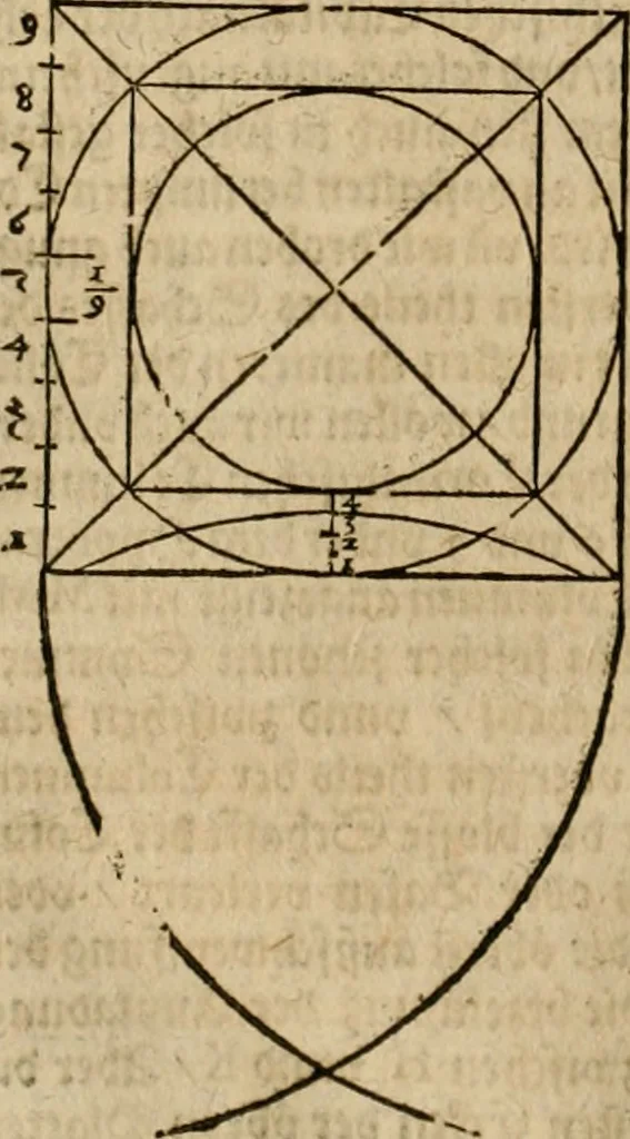 An illustration from Vitruuius, des aller namhafftigisten vnnd hocherfahrnesten, römischen Architecti, vnnd kunstreichen Werck oder Bawmeisters, Marci Vitruuij Pollionis, zehen Bücher von der Architectur vnd künstlichem Bawen ..., 1614, leaf 297
