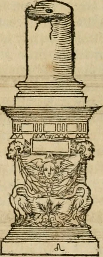An illustration from Vitruuius, des aller namhafftigisten vnnd hocherfahrnesten, römischen Architecti, vnnd kunstreichen Werck oder Bawmeisters, Marci Vitruuij Pollionis, zehen Bücher von der Architectur vnd künstlichem Bawen ..., 1614, leaf 317