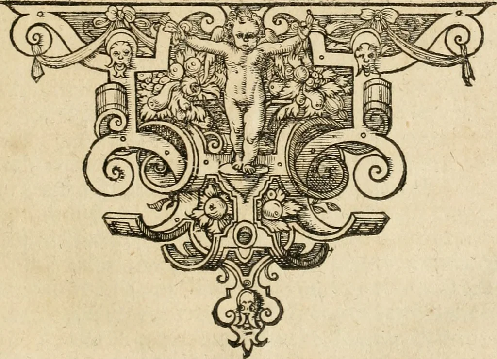 An illustration from Vitruuius, des aller namhafftigisten vnnd hocherfahrnesten, römischen Architecti, vnnd kunstreichen Werck oder Bawmeisters, Marci Vitruuij Pollionis, zehen Bücher von der Architectur vnd künstlichem Bawen ..., 1614, leaf 34