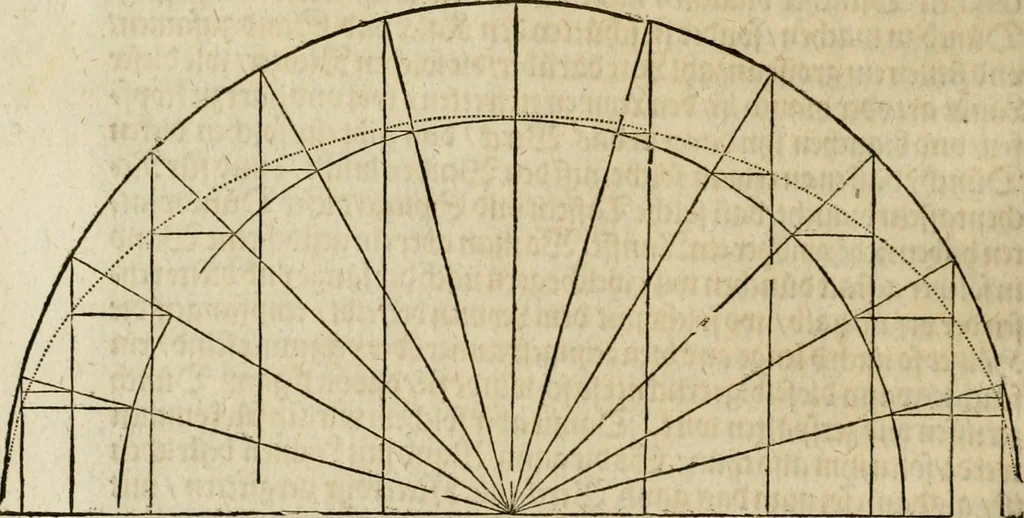 An illustration from Vitruuius, des aller namhafftigisten vnnd hocherfahrnesten, römischen Architecti, vnnd kunstreichen Werck oder Bawmeisters, Marci Vitruuij Pollionis, zehen Bücher von der Architectur vnd künstlichem Bawen ..., 1614, leaf 467