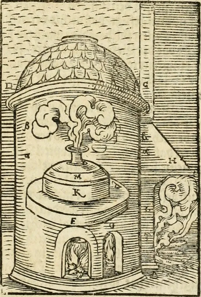 An illustration from Vitruuius, des aller namhafftigisten vnnd hocherfahrnesten, römischen Architecti, vnnd kunstreichen Werck oder Bawmeisters, Marci Vitruuij Pollionis, zehen Bücher von der Architectur vnd künstlichem Bawen ..., 1614, leaf 488