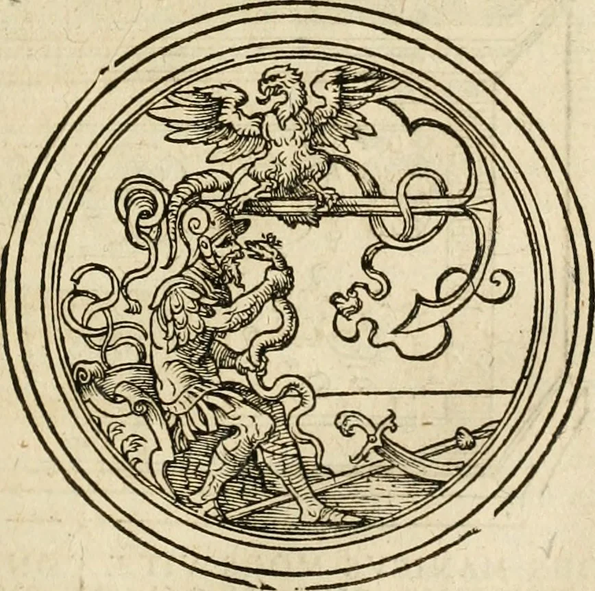 An illustration from Vitruuius, des aller namhafftigisten vnnd hocherfahrnesten, römischen Architecti, vnnd kunstreichen Werck oder Bawmeisters, Marci Vitruuij Pollionis, zehen Bücher von der Architectur vnd künstlichem Bawen ..., 1614, leaf 50