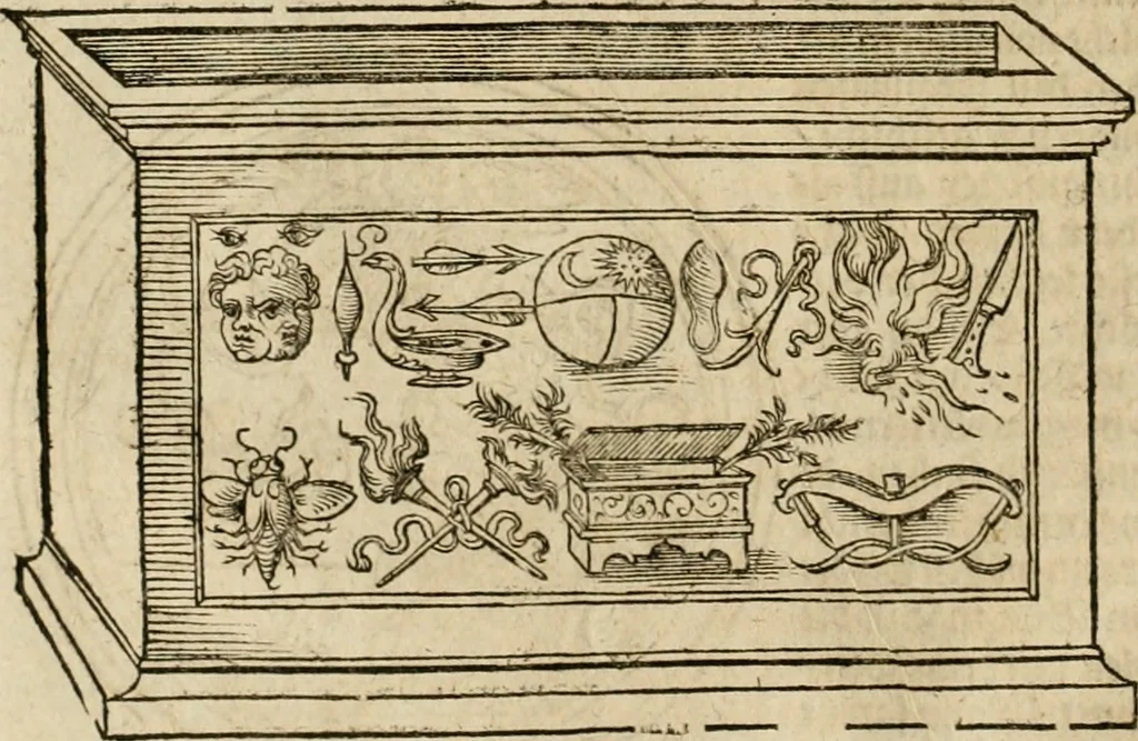An illustration from Vitruuius, des aller namhafftigisten vnnd hocherfahrnesten, römischen Architecti, vnnd kunstreichen Werck oder Bawmeisters, Marci Vitruuij Pollionis, zehen Bücher von der Architectur vnd künstlichem Bawen ..., 1614, leaf 51