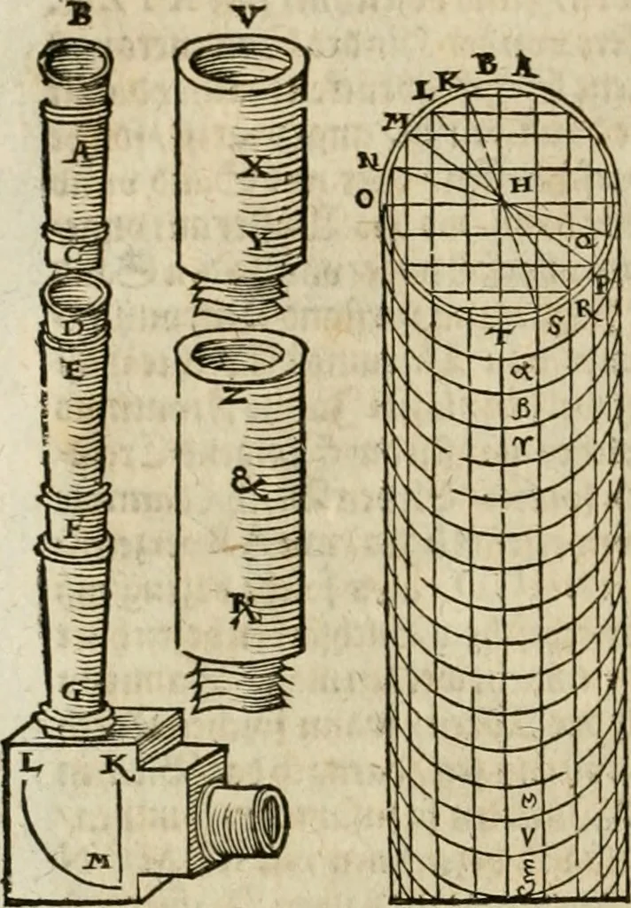 An illustration from Vitruuius, des aller namhafftigisten vnnd hocherfahrnesten, römischen Architecti, vnnd kunstreichen Werck oder Bawmeisters, Marci Vitruuij Pollionis, zehen Bücher von der Architectur vnd künstlichem Bawen ..., 1614, leaf 531
