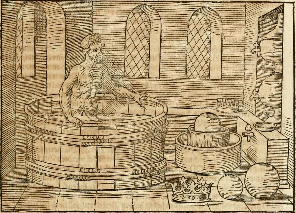 An illustration from Vitruuius, des aller namhafftigisten vnnd hocherfahrnesten, römischen Architecti, vnnd kunstreichen Werck oder Bawmeisters, Marci Vitruuij Pollionis, zehen Bücher von der Architectur vnd künstlichem Bawen ..., 1614, leaf 548