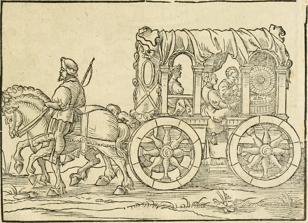 An illustration from Vitruuius, des aller namhafftigisten vnnd hocherfahrnesten, römischen Architecti, vnnd kunstreichen Werck oder Bawmeisters, Marci Vitruuij Pollionis, zehen Bücher von der Architectur vnd künstlichem Bawen ..., 1614, leaf 630