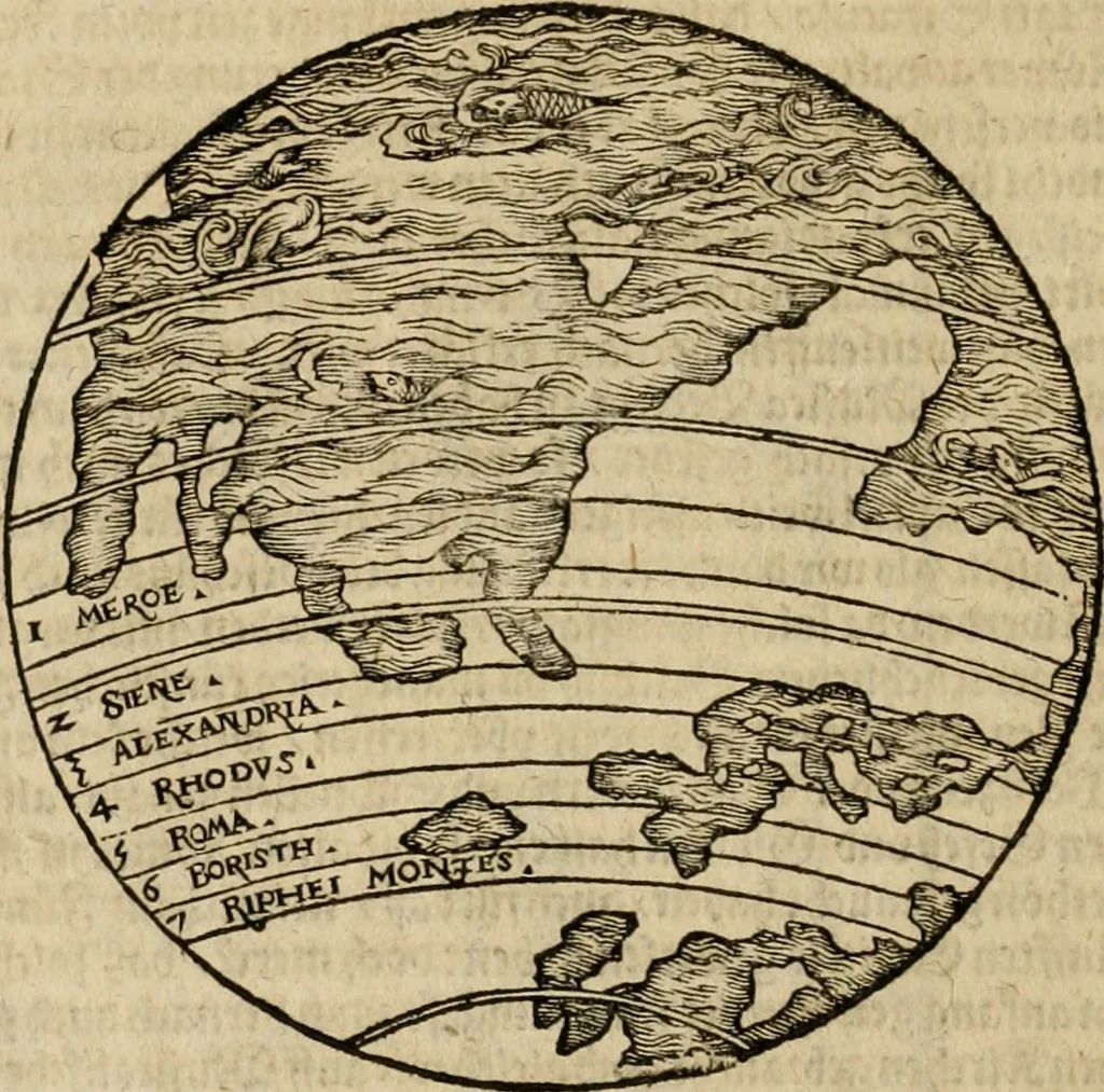 An illustration from Vitruuius, des aller namhafftigisten vnnd hocherfahrnesten, römischen Architecti, vnnd kunstreichen Werck oder Bawmeisters, Marci Vitruuij Pollionis, zehen Bücher von der Architectur vnd künstlichem Bawen ..., 1614, leaf 73