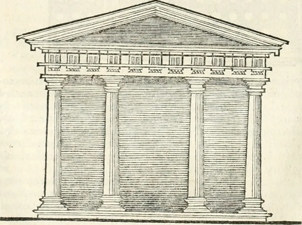 An illustration from M. Vitruvii Pollionis De architectura libri decem, 1649, leaf 113