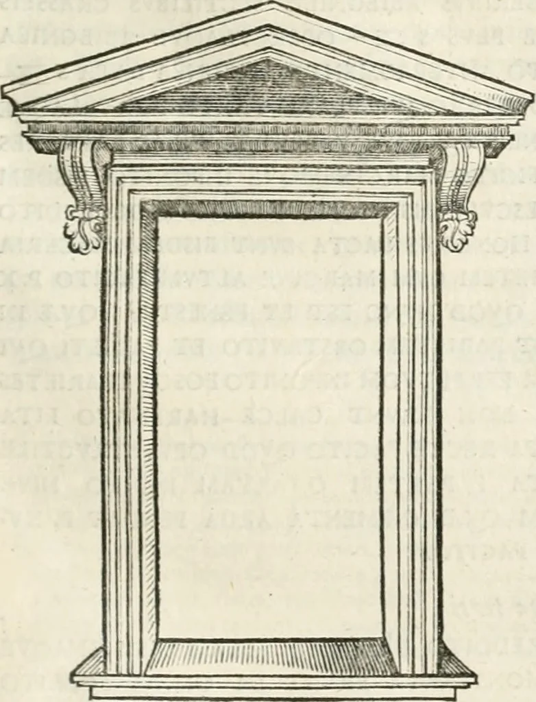 An illustration from M. Vitruvii Pollionis De architectura libri decem, 1649, leaf 118