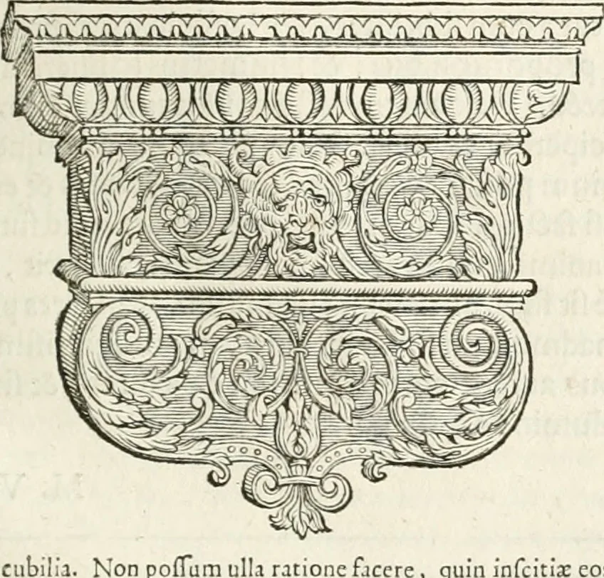 An illustration from M. Vitruvii Pollionis De architectura libri decem, 1649, leaf 166