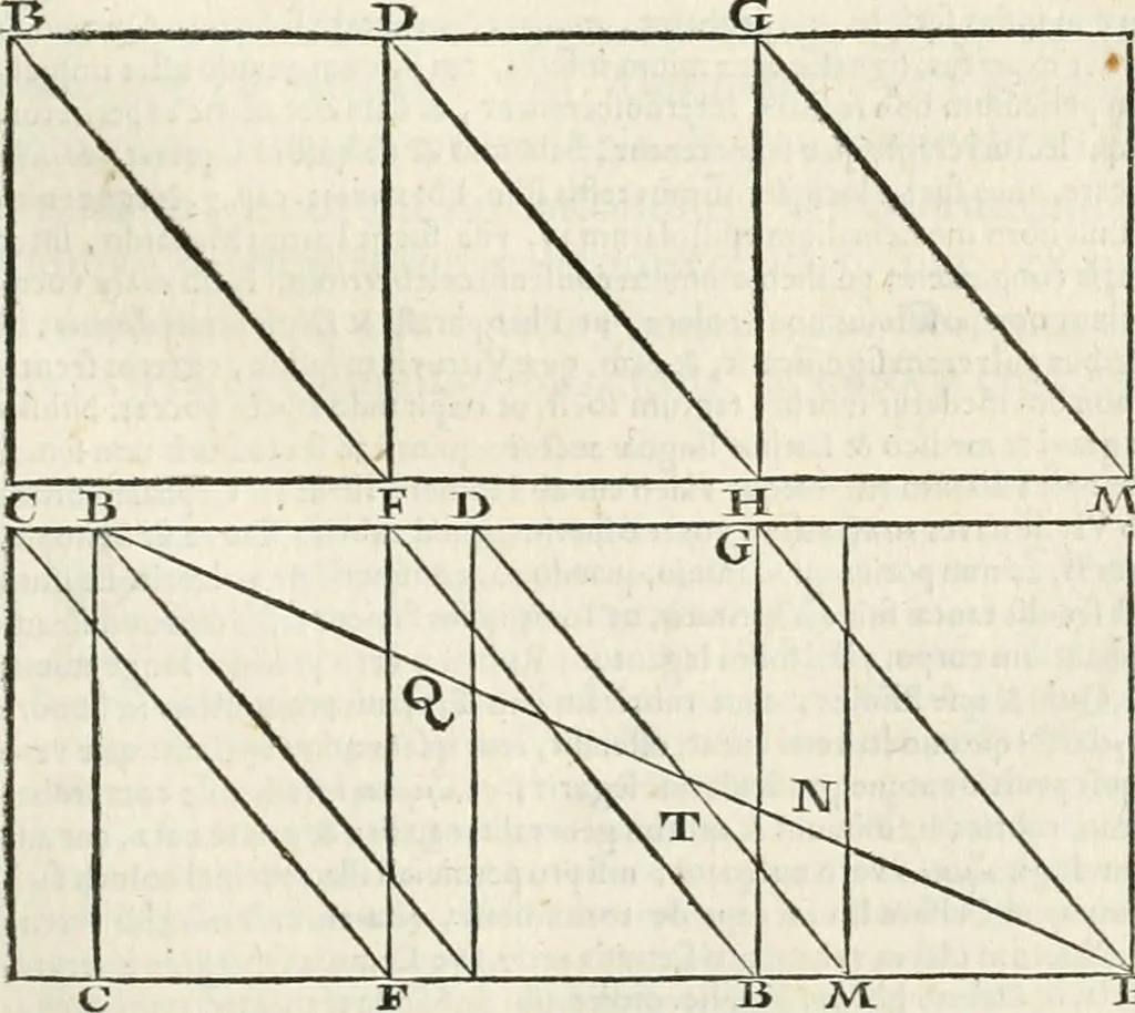 An illustration from M. Vitruvii Pollionis De architectura libri decem, 1649, leaf 226