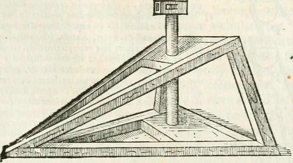 An illustration from M. Vitruvii Pollionis De architectura libri decem, 1649, leaf 254