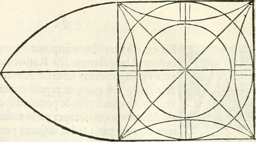 An illustration from M. Vitruvii Pollionis De architectura libri decem, 1649, leaf 323