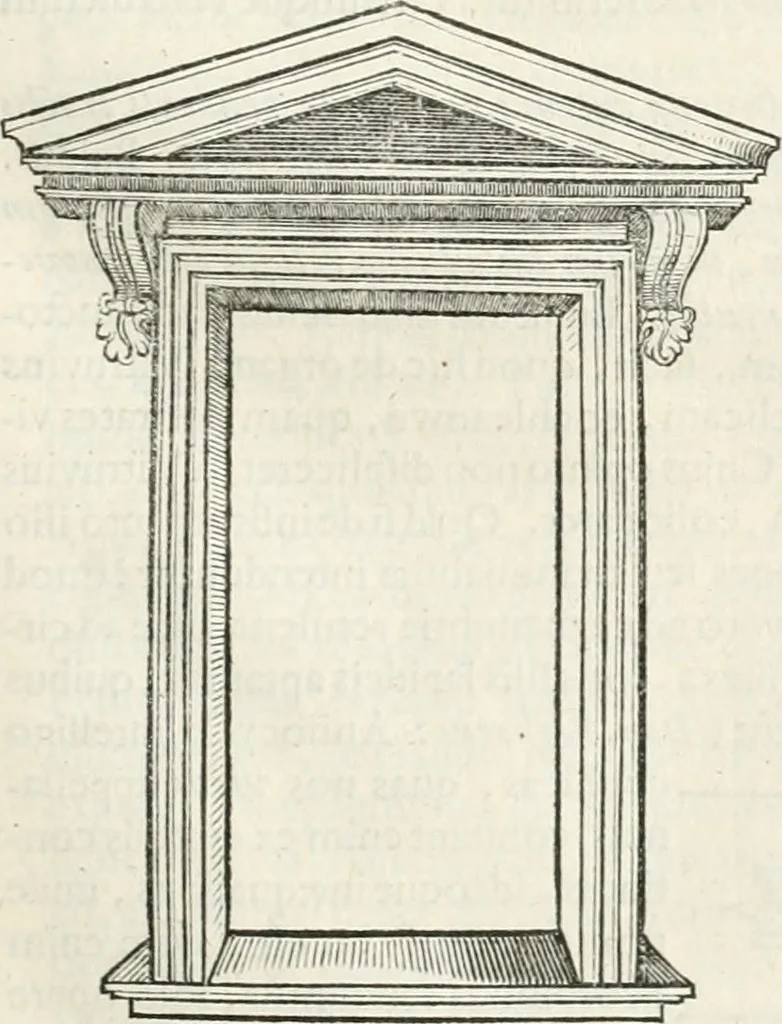 An illustration from M. Vitruvii Pollionis De architectura libri decem, 1649, leaf 326