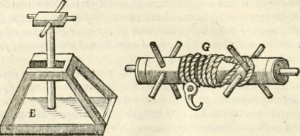 An illustration from M. Vitruvii Pollionis De architectura libri decem, 1649, leaf 367