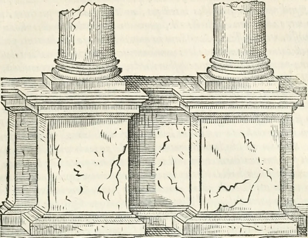 An illustration from M. Vitruvii Pollionis De architectura libri decem, 1649, leaf 466