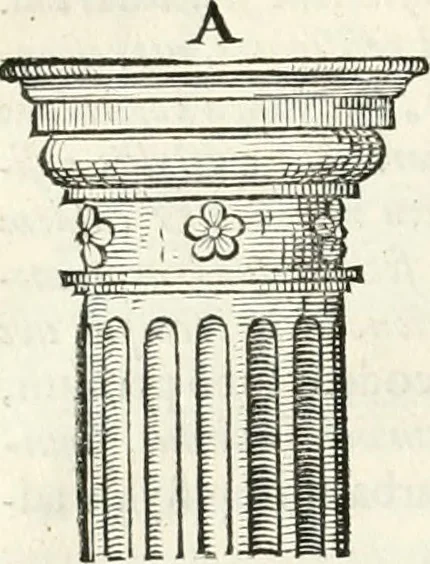 An illustration from M. Vitruvii Pollionis De architectura libri decem, 1649, leaf 473