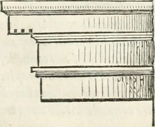 An illustration from M. Vitruvii Pollionis De architectura libri decem, 1649, leaf 90