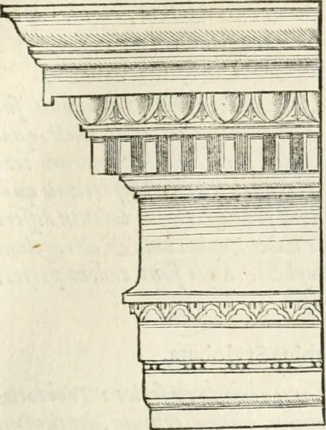 An illustration from M. Vitruvii Pollionis De architectura libri decem, 1649, leaf 96