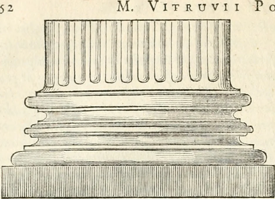 An illustration from M. Vitruvii Pollionis De architectura libri decem, 1649, leaf 97