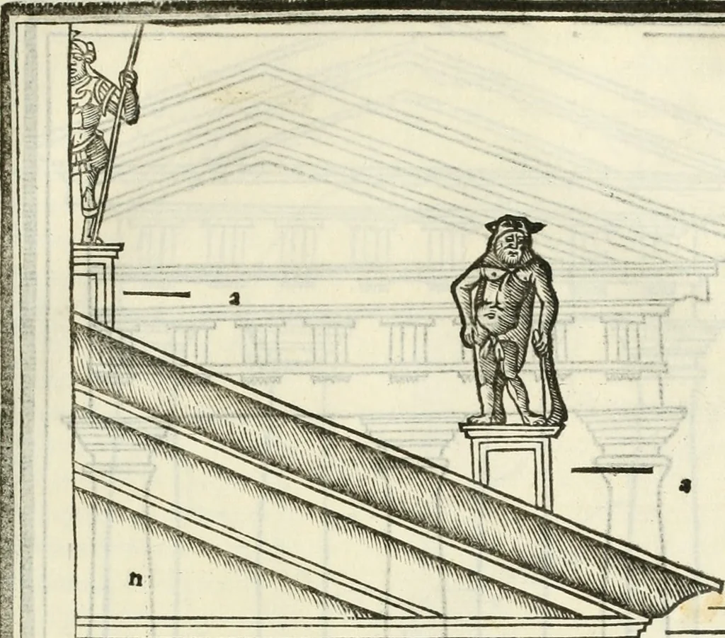 An illustration from M.L. Vitrvuio Pollione De architectura, 1524, leaf 120