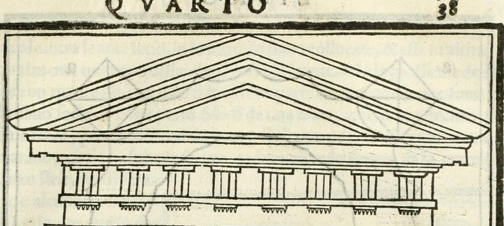 An illustration from M.L. Vitrvuio Pollione De architectura, 1524, leaf 122