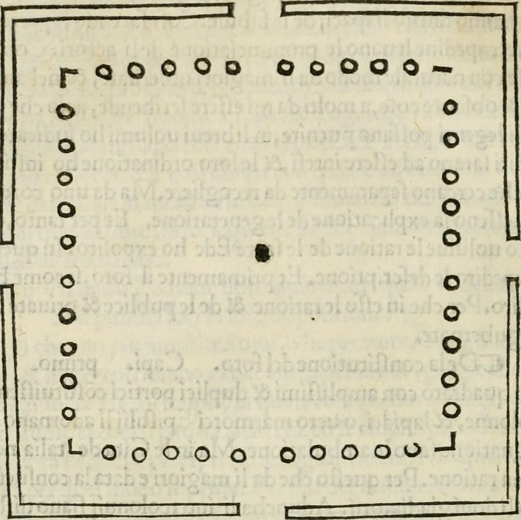 An illustration from M.L. Vitrvuio Pollione De architectura, 1524, leaf 137