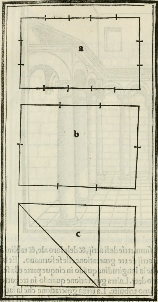 An illustration from M.L. Vitrvuio Pollione De architectura, 1524, leaf 171