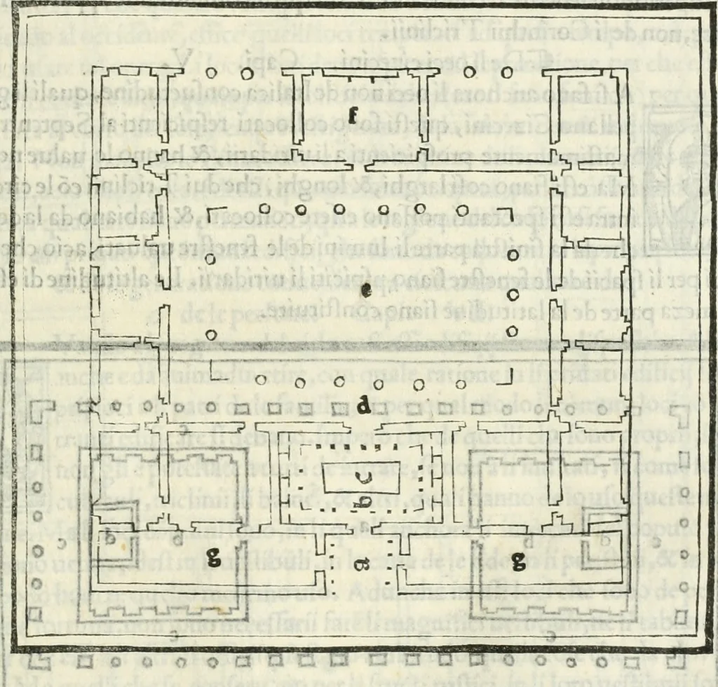 An illustration from M.L. Vitrvuio Pollione De architectura, 1524, leaf 172