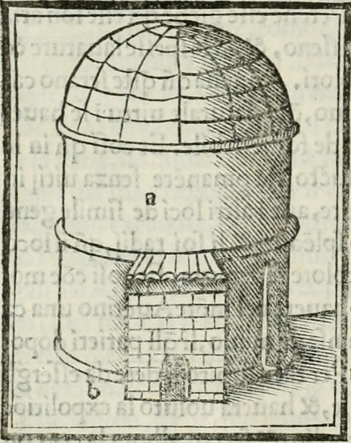 An illustration from M.L. Vitrvuio Pollione De architectura, 1524, leaf 195