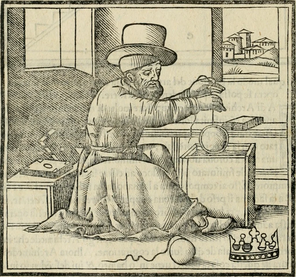 An illustration from M.L. Vitrvuio Pollione De architectura, 1524, leaf 217
