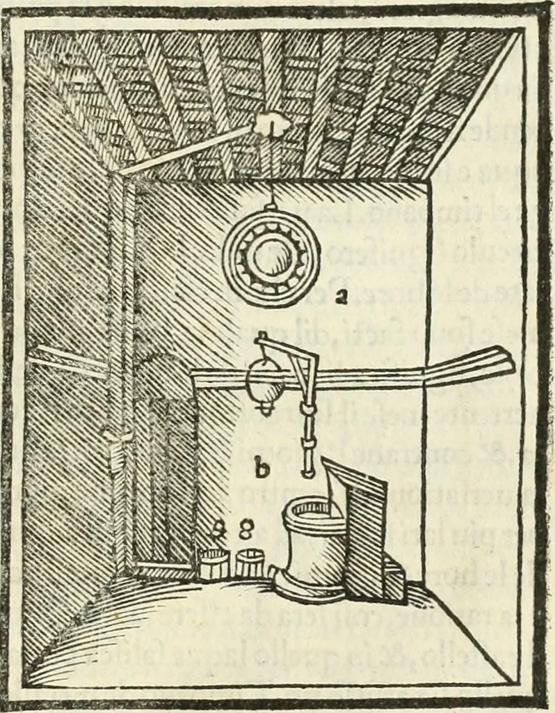 An illustration from M.L. Vitrvuio Pollione De architectura, 1524, leaf 232