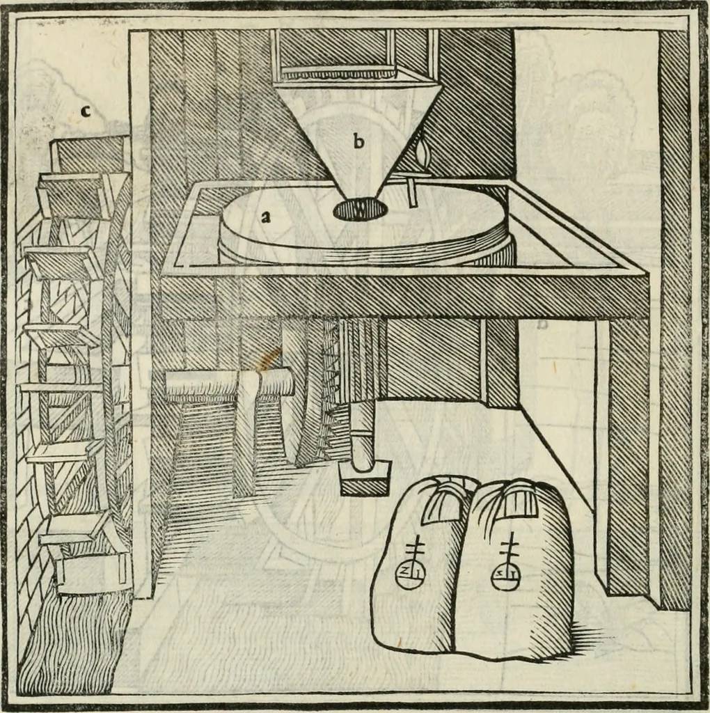 An illustration from M.L. Vitrvuio Pollione De architectura, 1524, leaf 249